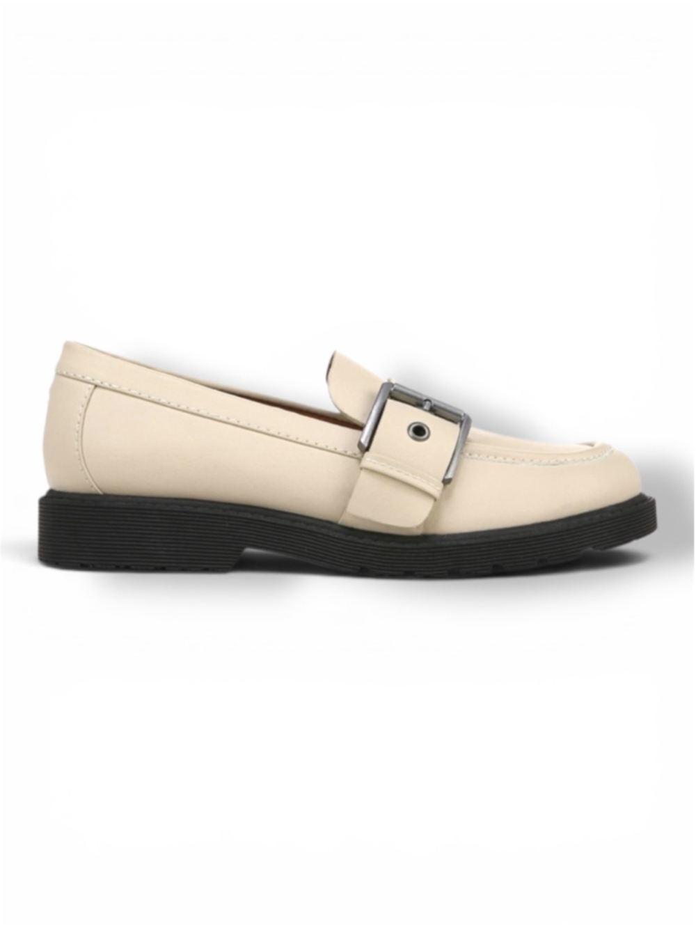 ZODIAC Renee Buckle Loafer in Ivory Size 8 NEW